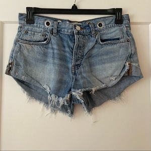 We the Free Denim Cutoff Shorts - Size 28